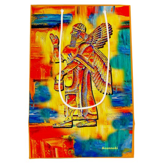 安南木アートワーク抱き枕 ミディアムペーパーバッグ (裏面)