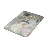 安定させた暗灰色のフランスのな市場の花のヴィンテージのシャクヤク バスマット (アングル)