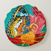 安定させた蝶I ラウンドクッション (裏面)