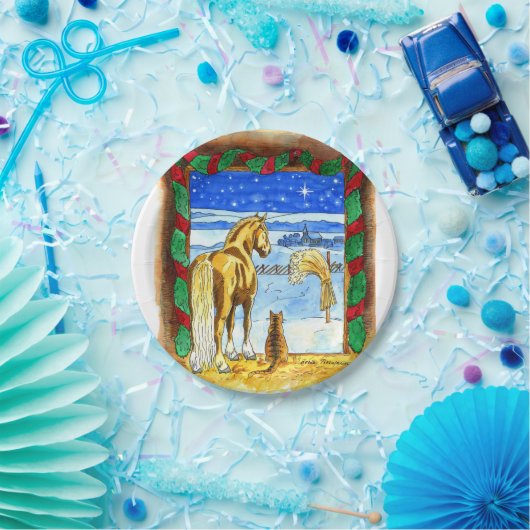 安定したクリスマス ペーパープレート (パーティー)