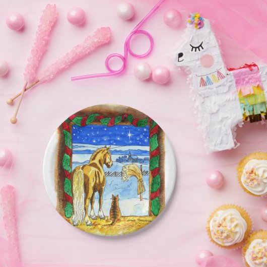 安定したクリスマス ペーパープレート (パーティー)