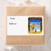 安定したクリスマス ラベル (インサイチュ)