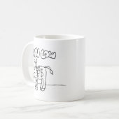 安定した利益源 コーヒーマグカップ (正面左)