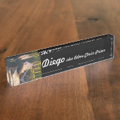 安定した名札 デスクネームプレート (側面)