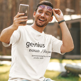 安定した天才 Tシャツ