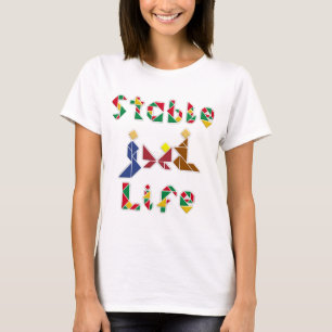 安定した生活 Tシャツ