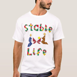 安定した生活 Tシャツ