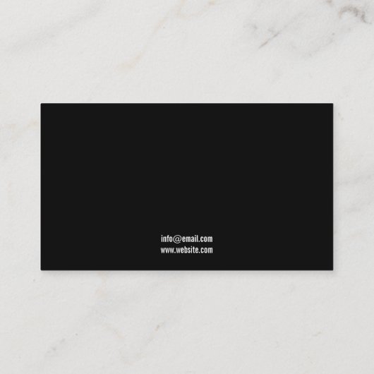 安定ユニーク馬写真馬術 名刺 (裏面)