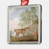 安定若者が付いているジョージStubbs |のカボチャ、1774年(o メタルオーナメント (左)