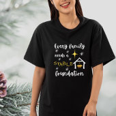 安定財団クリスチャン・クリスマスイエスマンガー Tシャツ