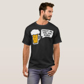 安心してビールを踊れる Tシャツ (正面フル)