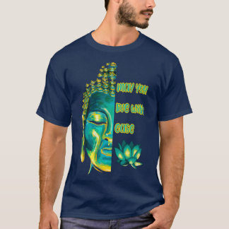 安心して暮らしてほしいメッタ仏 Tシャツ