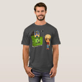 安心のハウラーズダンスターダイビングフおもしろいァン Tシャツ (正面フル)