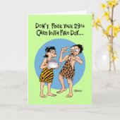 安心29誕生日 カード (黄色い花)