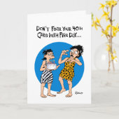 安心40thバースデーカード カード (黄色い花)