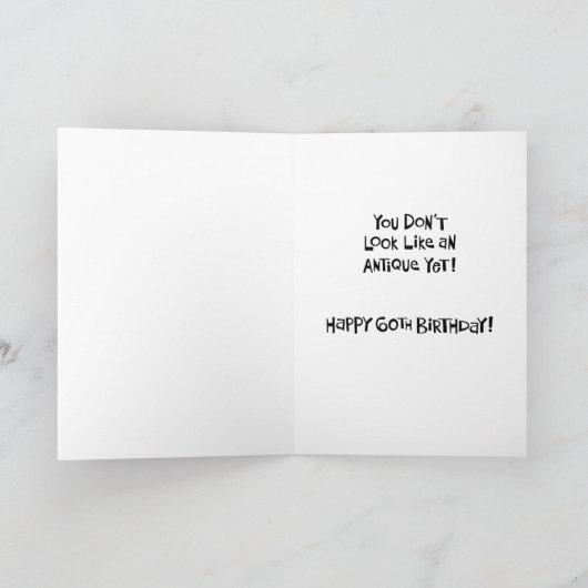 安心60誕生日 カード (内部)