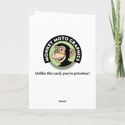 安心70誕生日 カード (裏面)