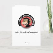 安心74誕生日 カード (裏面)