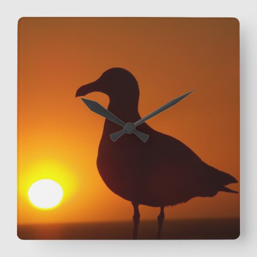 安心_壁時計 スクエア壁時計 (正面)