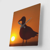 安心_壁時計 スクエア壁時計 (傾斜)