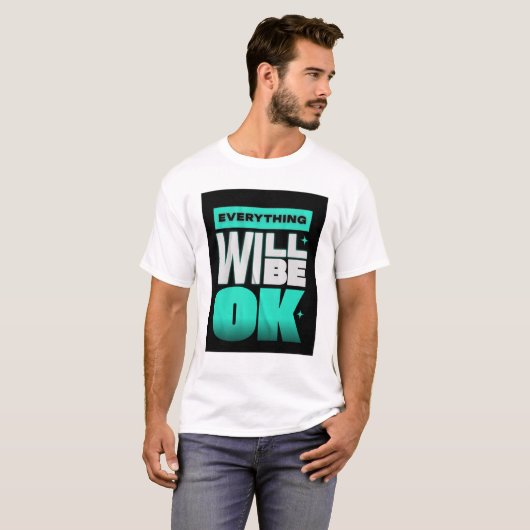 安心🌈 Tシャツ (正面フル)