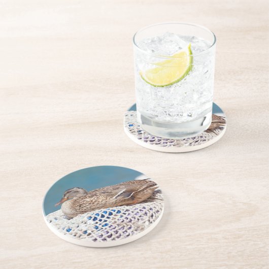 安息のカモ コースター (側面)