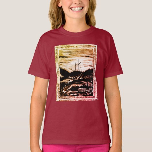 安息の十字架 Tシャツ (正面)