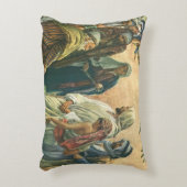 安息日に働く、伝統的な宗教 アクセントクッション (正面(垂直))