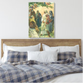 安息日に働く、伝統的な宗教 キャンバスプリント (インサイチュ (寝室))