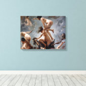 安息日に行く魔女 – Luis Ricardo Falero キャンバスプリント (インサイチュ (ウッドフロア))