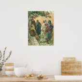 安息日の作業，ヴィンテージ宗教 ポスター (キッチン)