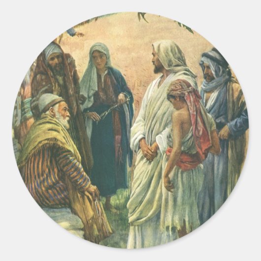安息日の作業,ヴィンテージ宗教 ラウンドシール (正面)
