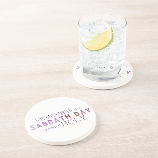 安息日日10の命令のコースターを覚えて下さい コースター (側面)