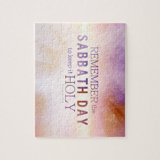 安息日日10の命令のパズルを覚えて下さい ジグソーパズル (縦)