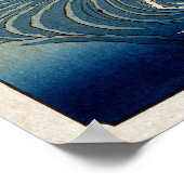 安房国安藤広重ナルト渦 ポスター (角)