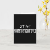 安房自殺防止以上の話ではない カード (黄色い花)