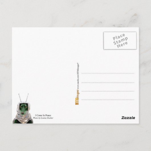 安来心した ポストカード (裏面)