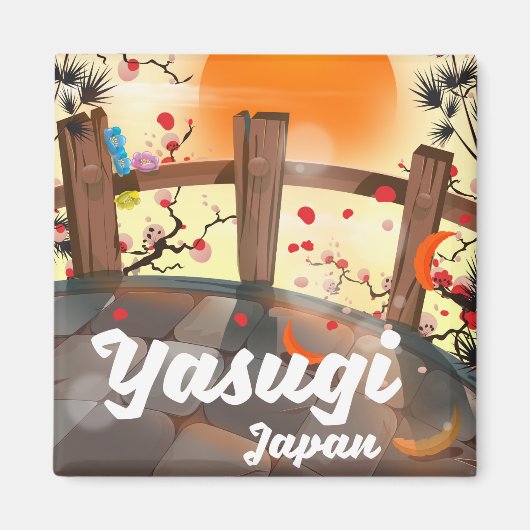 安来日本花園 マグネット (正面)