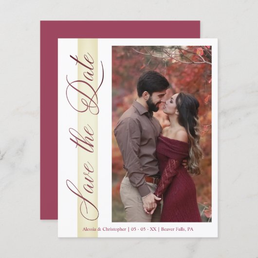 安結婚いロマンチックな手で書かれた写真 (正面/裏面)