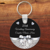 安結婚価25周年記念パーティー キーホルダー (正面)