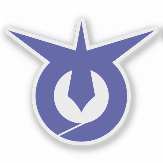 安芸の紋章・光智 シール (正面)