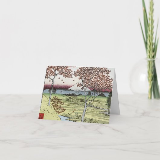 安藤広重さん – サンセットヒル サンキューカード (正面)