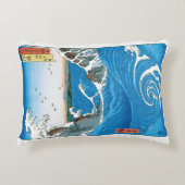 安藤広重の阿波国鳴門渦 アクセントクッション (正面)