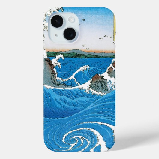 安藤広重の阿波国鳴門渦 Case-Mate iPhoneケース (裏面)