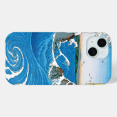 安藤広重の阿波国鳴門渦 Case-Mate iPhoneケース (裏面 (横))