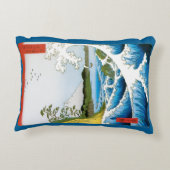 安藤広重の駿河国薩田の海 アクセントクッション (裏面)