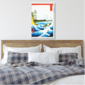 安藤広重の駿河国薩田の海 キャンバスプリント (インサイチュ (寝室))