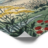 安藤広重 – 甲斐国大月田 ポスター (角)