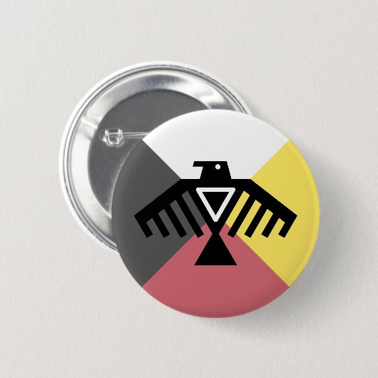 安西那阿部 缶バッジ (正面&裏面)