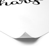 安静が気に可愛い眠る猫デザイン ポスター (角)